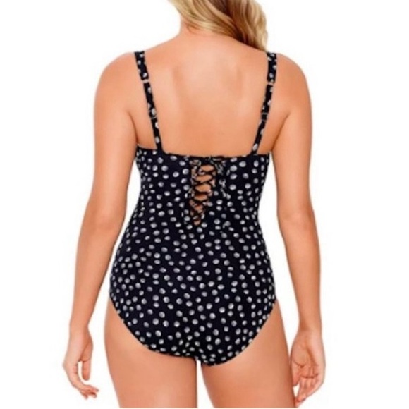 NWT Swim Solutions Waist Minimizing Swimsuit Size 10 - Picture 2 of 11